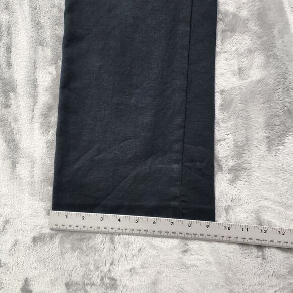 Banana Republic Pants Womens 2P PETITE Black Low Rise Flare Leg Office Preppy - Picture 11 of 12